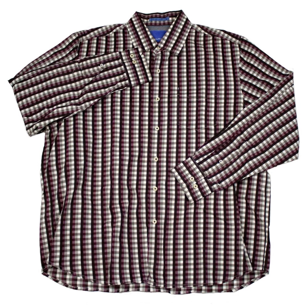 Tommy Bahama‎ Mens Long Sleeve Button Front Cotton Shirt Size XL